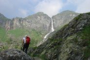 in vista della cascata