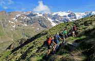 Verso l'alpe Salza con tempo slendido
