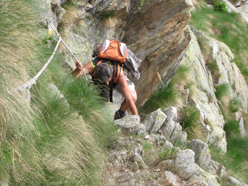 Un breve tratto attrezzato