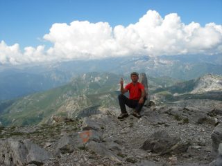 Vetta Marguareis... iniziano i tuoni!!