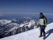 In vetta al Monte Bianco