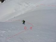 Itinerario nord ovest. Sullo sfondo la normale