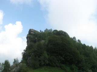 der del mont visto dal colletto