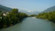 verso nord dalla partenza ad Aosta