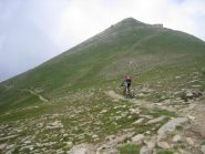 l'inizio del bel sentiero di discesa verso la Colletta