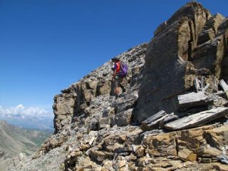 Passaggio prima della vetta