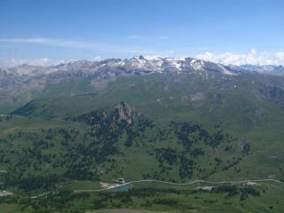 Panorama sul col de Vars, La Mortice.....