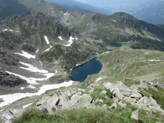 il Lago di Moregna dalla cima