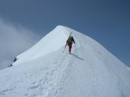 salendo la cresta della Parrot