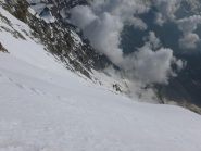 Un pochino di esposizione nell'ultimo tratto della Zumstein