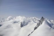 Strahlhorn e Rimpfischorn dall'Allalinhorn