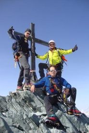 in cima mt 4027 Allalinhorn
