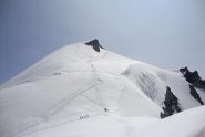 Parte finale alla cima Allalinhorn mt. 4027