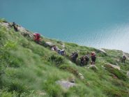 Salita sopra il lago