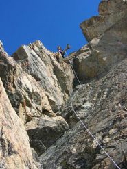 Uscita dal diedro (foto da 