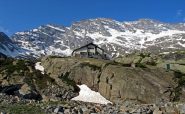 Il rifugio Jervis in splendida posizione