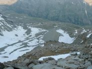 Superato il salto dopo la morena affilata