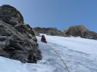 L'imbocco del couloir