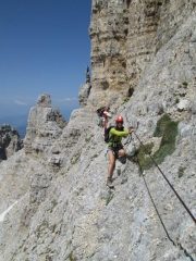 parte iniziale della ferrata