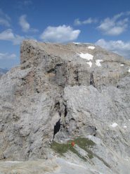 vista sul bivacco Rigatti e sullo Schenon