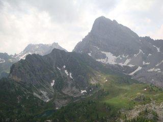 Lago Nero, becco Grande e Rocca La Meja