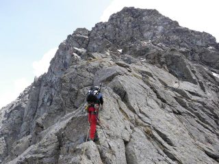 in cresta dopo il gendarme