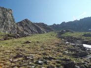Il pendio finale per accedere alla cresta S del Pizzo Paglia