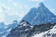 Sua Maesta il Cervino visto dal Rifugio Teodulo (13-7-2013)
