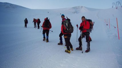 salendo verso il Colle del Breithorn...01 (14-7-2013)
