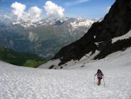 Sul nevaio prima del colle.