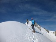 cresta finale verso la vetta