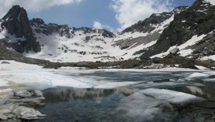 Lago quasi gelato