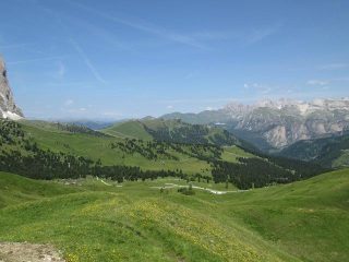 verso la Val Gardena