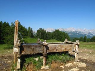 Vasca dell'acqua al Col Pres de Fromage