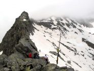 Gli amici al colle,il tempo sta peggiorando
