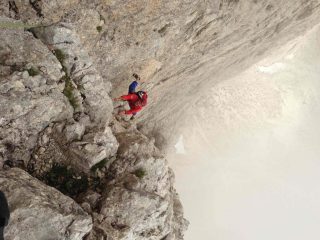 Nel grande diedro lunghezza chiave della via