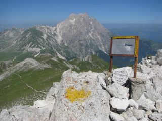 Corno Grande, visto dal Monte Brancastello