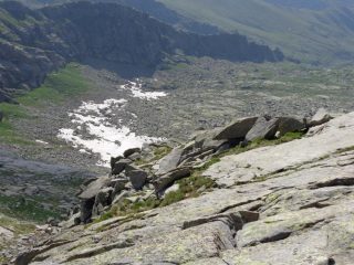 Vallone di Ciaval dall'alto