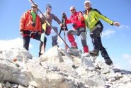 la compagnia sulla cima Nord