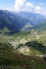 discesa verso il Pra