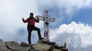 la mia gioia in vetta al Pelvo di Ciabrera