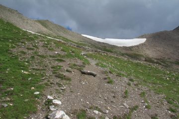 il Colle Autaret si avvicina