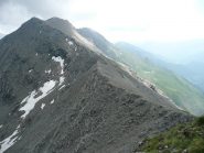 Cresta verso il Bric Rosso