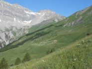 salendo verso il colle del Rho