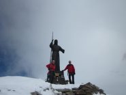 giunti alla statua del Cristo delle Vette