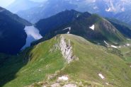Dorsale di salita dalla Bocchetta di Scarpia