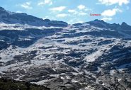 Il percorso da seguire per il colle del Courmaon