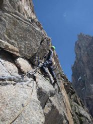 la parte centrale della via