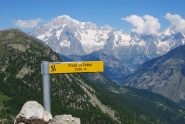 La vetta ed il Monte Bianco
