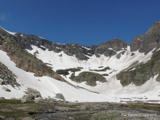 Dal Pian di Ballotta il Colle della Losa ed il Passo della Galisia e tanta neve
